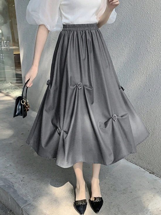 Elegant A-Line Skirt for Women