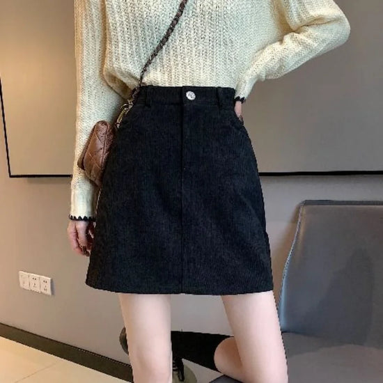 Retro A-Line Skirt for Women