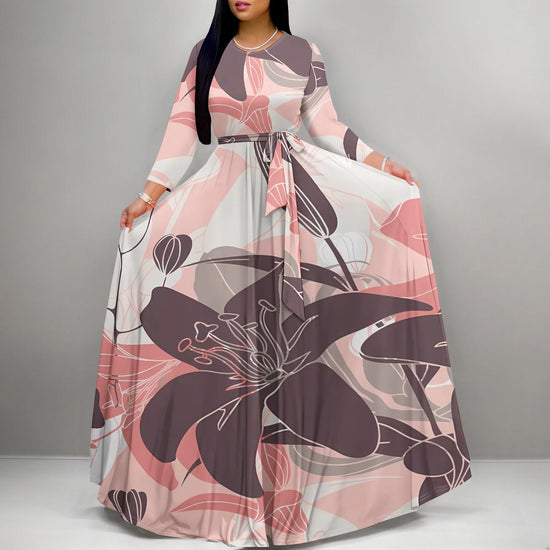 Vintage Floral Maxi Dress