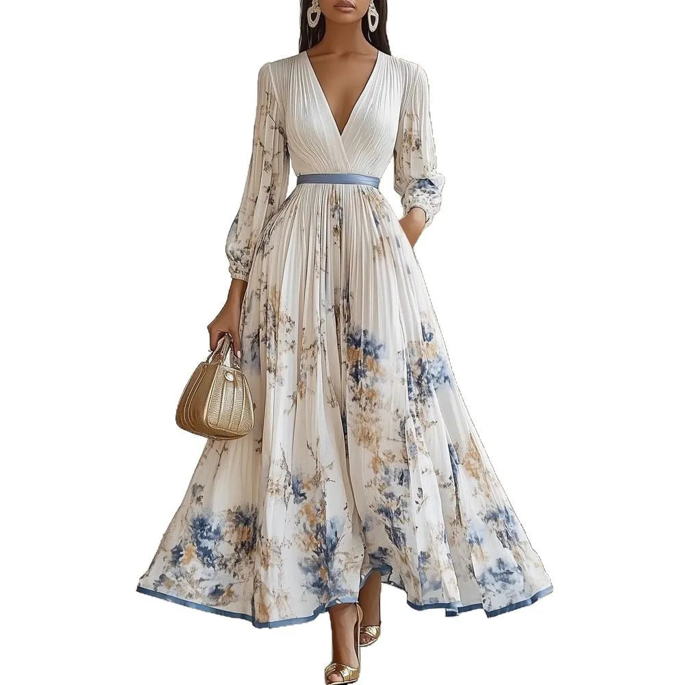 Women’s Slim Floral Maxi Dress